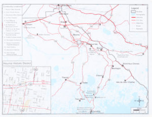 Kael Alford, emergency evacuation map of southern Louisiana