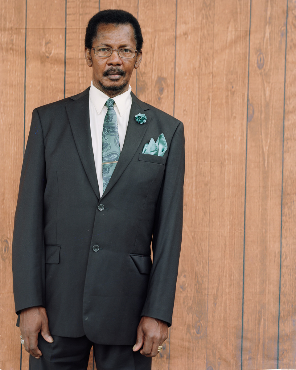 Calvin Brown in Front of The Northside Church of Christ, Augusta